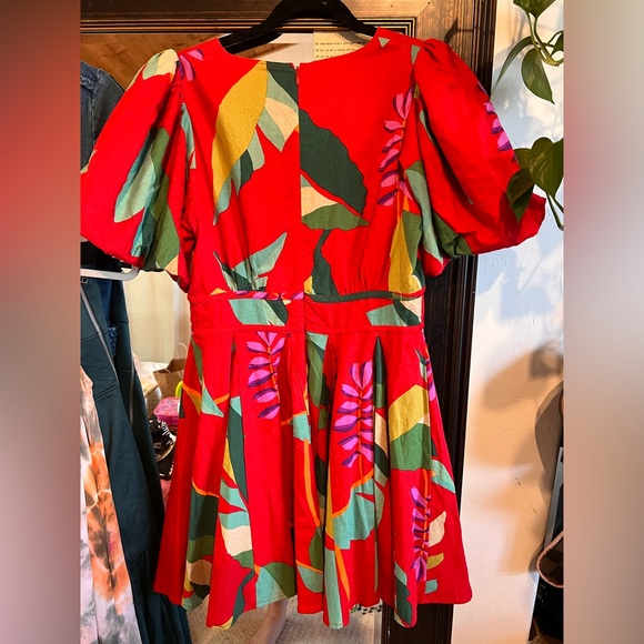 House of Harlow 1960 linen blend dress - Picture 3 of 3